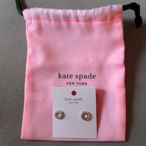 Kate Spade spot the Spade earrings nwt